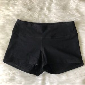American Apparel Basic Solid Black Shorts